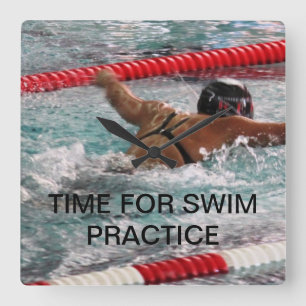 SWIM PHOTO CLOCK TEMPLATE
