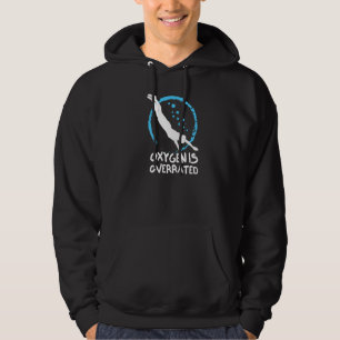 Swim Quote Swimming Coach Oxygen Is Overrated Hoodie