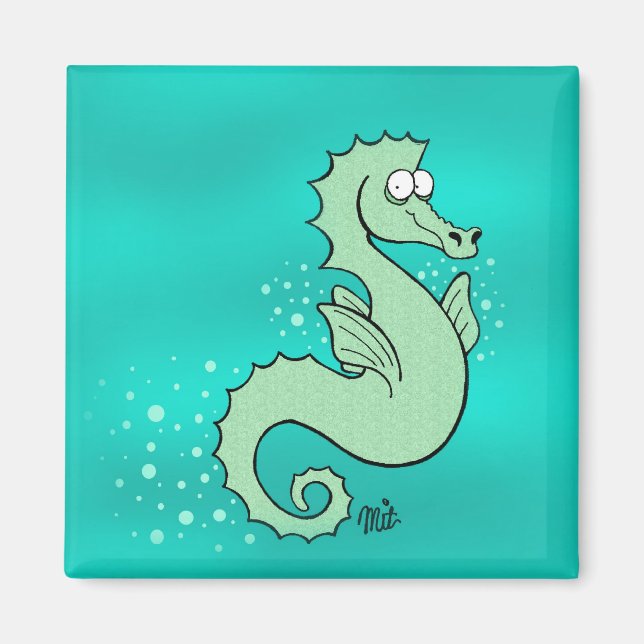 SWIM! Sea Horse Magnet (Front)