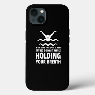 Swim Swimmer Funny Swimming Sport Practice Design iPhone 13 Case