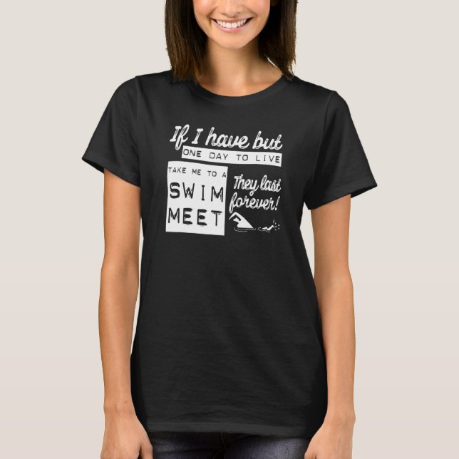 Swim Swimmer Parents T-Shirt (Front)