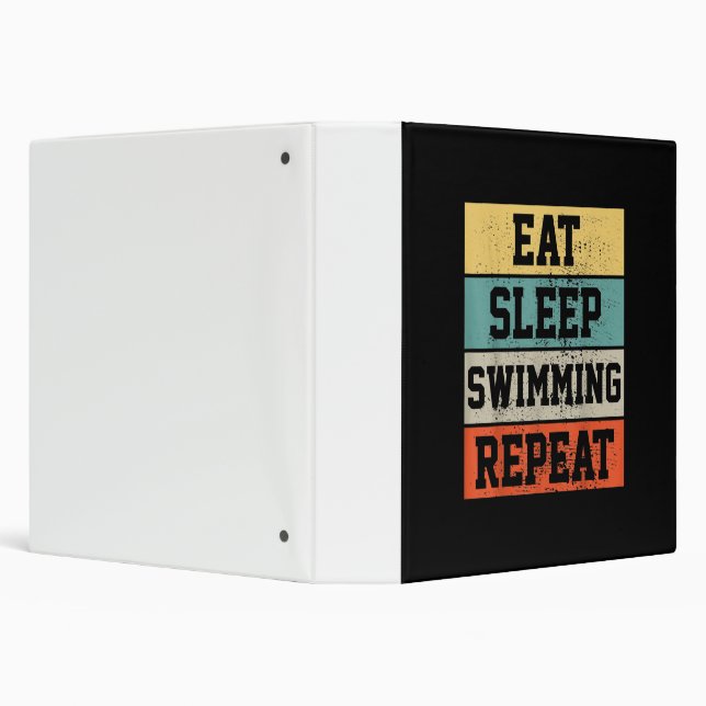 Swim Swimmer Swimming   Gift Binder (Background)