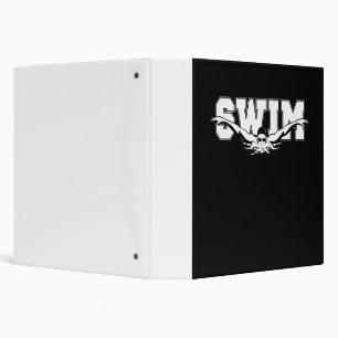 Swim  Swimmers Competitive Swimming Athletic Gift Binder