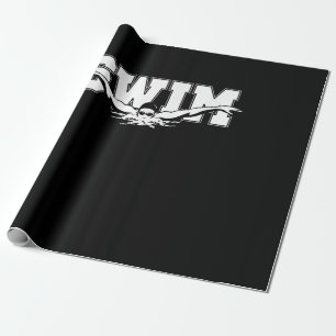 Swim Swimmers Competitive Swimming Athletic Gift Wrapping Paper