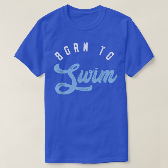 Swim Swimming Athlete Coach Instructor Swimmer Wat T-Shirt (Design Front)