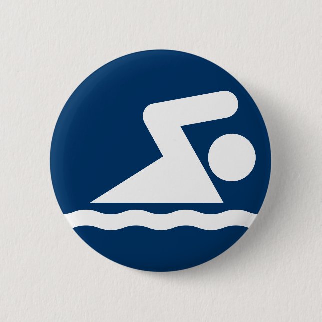 Swim Symbol Button (Front)