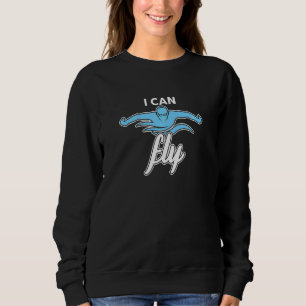 Swim Team Coach Swimmer Competitive Swimming I Can Sweatshirt