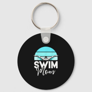 Swim Team  Mom Mor School Swimming Meet Swimmer Keychain
