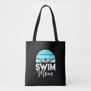 Swim Team  Mom Mor School Swimming Meet Swimmer Tote Bag