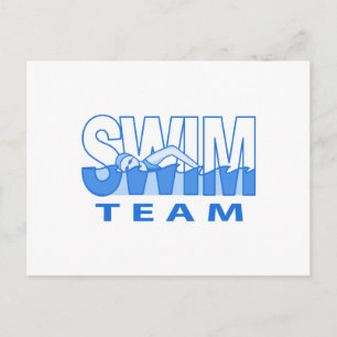SWIM TEAM POSTCARD