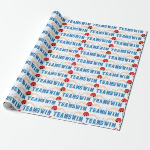 Swim Team Wrapping Paper