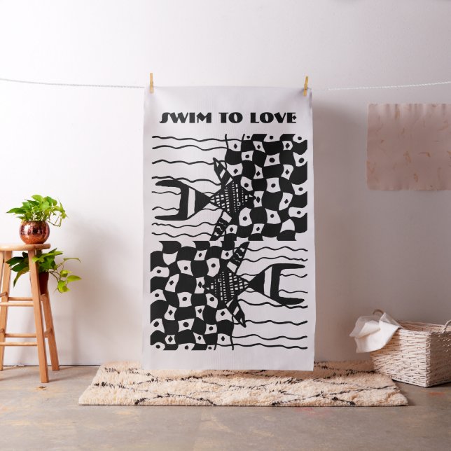 Swim to Love Fabric (In Situ)