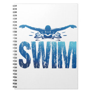Swim - Vintage Swimmer Notebook