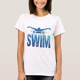 Swim - Vintage Swimmer T-Shirt