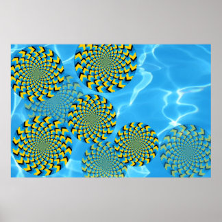 Swim Wheelies Poster