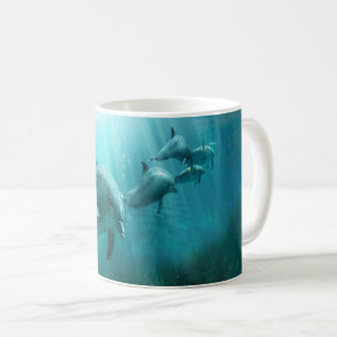 Swim With The Dolphins  Coffee Mug