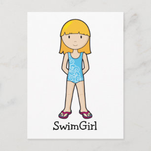 SwimGirl Postcard