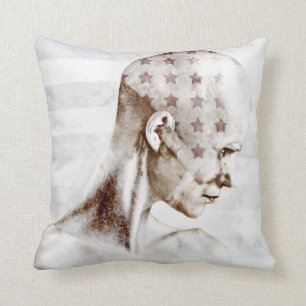Swimmer 2013 throw pillow