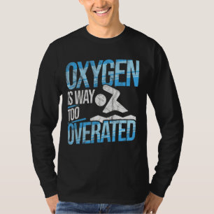 Swimmer For Men Boys Girls Swimming Swim T-Shirt