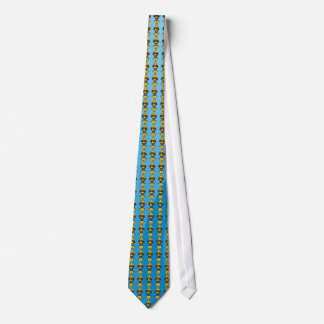 Swimmer Giraffe Cute Cartoon Tie
