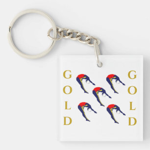 SWIMMER KEYCHAIN