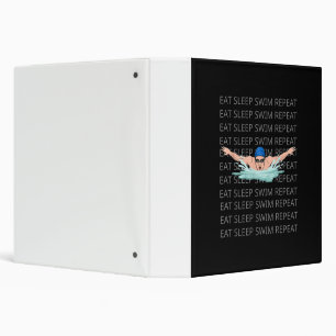 Swimmer Swim Love Funny Swimming Boy Sport Binder