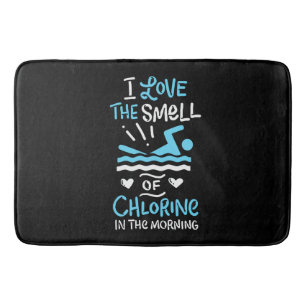 Swimmer Swimming Swim Sport Gift Bath Mat