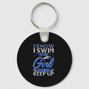 Swimmer Swimming Swim Sport Gift  Keychain