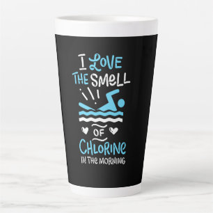 Swimmer Swimming Swim Sport Gift Latte Mug