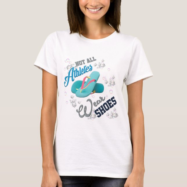 Swimmers Flip-Flp  T-Shirt (Front)