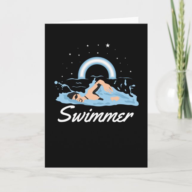 Swimmers Great Design Card (Front)