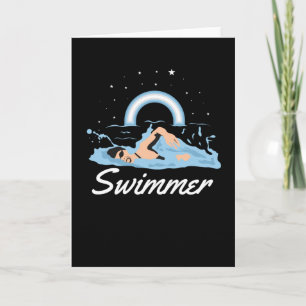 Swimmers Great Design Card