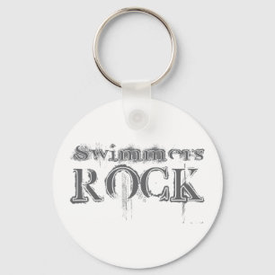 Swimmers Rock Keychain