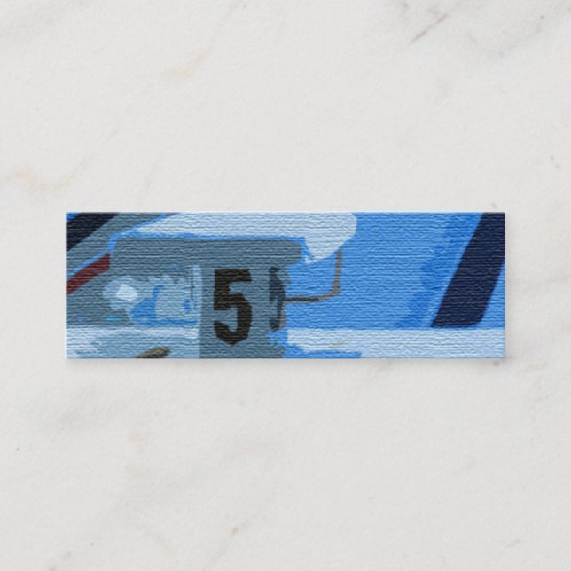 SWIMMER'S SKINNY PROFILE CARD (Front)