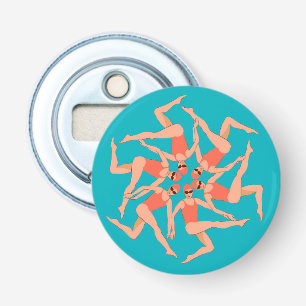 Swimmers - Synchronized Swimming  Bottle Opener