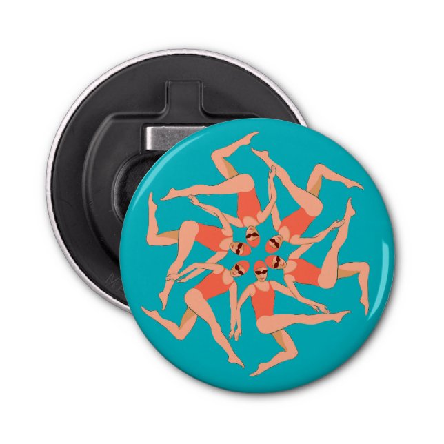 Swimmers - Synchronized Swimming  Bottle Opener (Front)