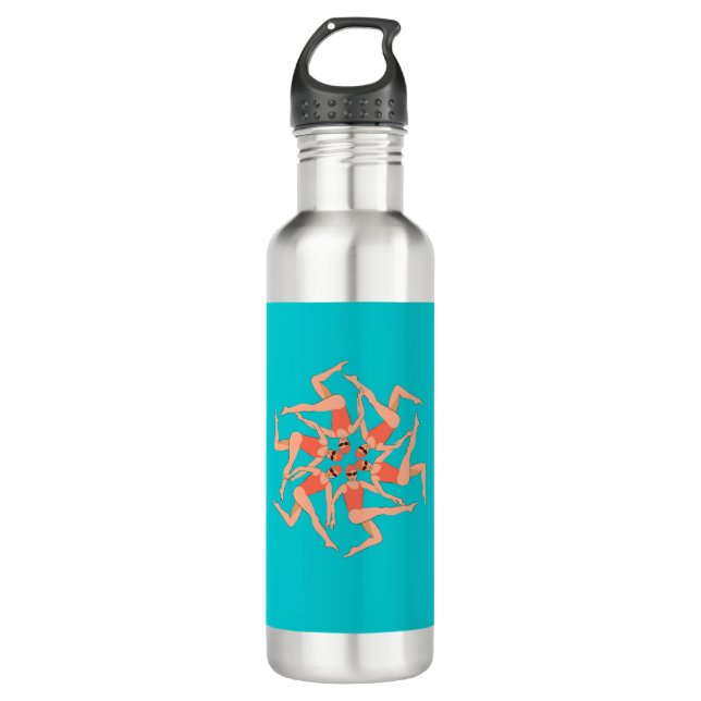 Swimmers - Synchronized Swimming Choreography   710 Ml Water Bottle (Front)