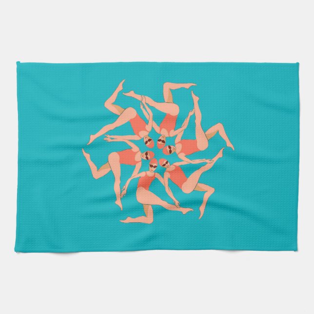 Swimmers - Synchronized Swimming Choreography    Kitchen Towel (Horizontal)