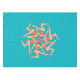 Swimmers - Synchronized Swimming Choreography   Tablecloth