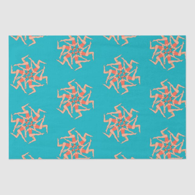 Swimmers - Synchronized Swimming Choreography   Tissue Paper (Front)
