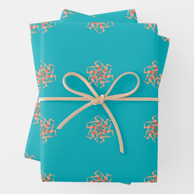 Swimmers - Synchronized Swimming Choreography  Wrapping Paper Sheet (In situ)