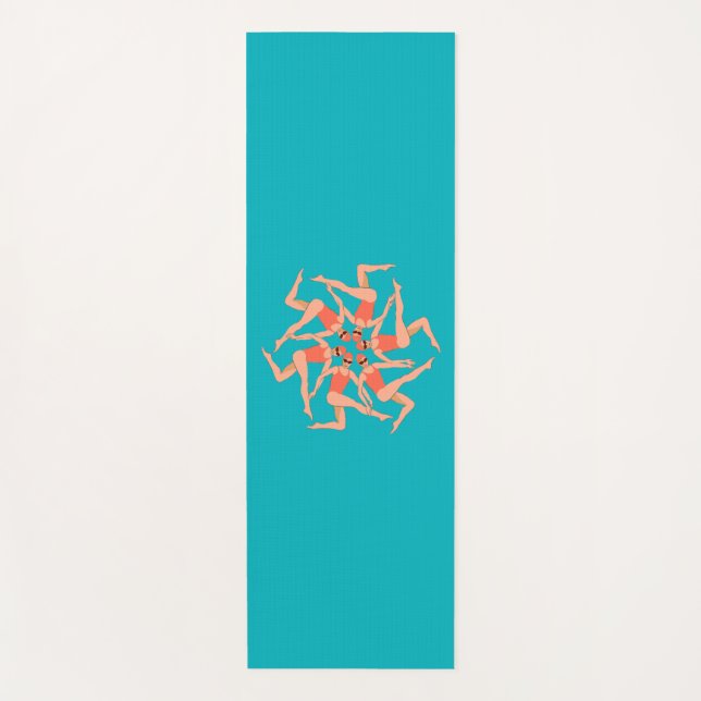 Swimmers - Synchronized Swimming Choreography   Yoga Mat (Front)