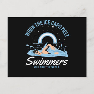 Swimmers Will Rule the World Postcard