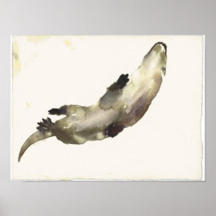 Swimming Above Poster