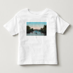 Swimming and Boating in Winters Lake Toddler T-shirt