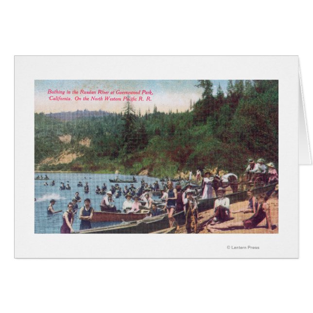 Swimming and Boating on the Russian River (Front Horizontal)