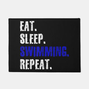 Swimming And Swimmers Design Summer Gift Doormat