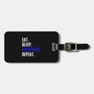 Swimming And Swimmers Design Summer Gift Luggage Tag