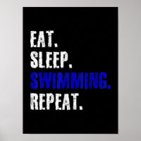 Swimming And Swimmers Design Summer Gift