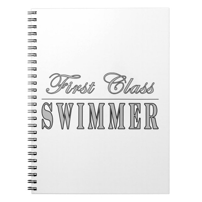 Swimming and Swimmers : First Class Swimmer Notebook (Front)